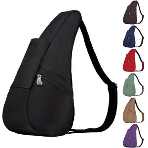 Bolso Bandolera AmeriBag 15" Microfibra Bandolera Espalda Saludable Negro - Imagen 1 de 10