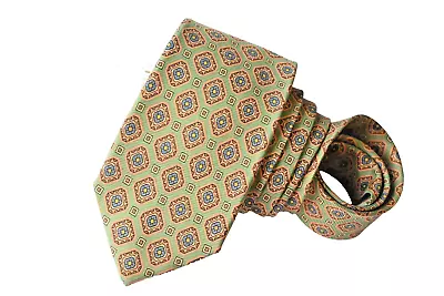 TASSO ELBA МУЖСКОЙ ГАЛСТУК ЗЕЛЕНЫЙ/ГЕОМЕТРИЧЕСКАЯ ШИРИНА: 3,25» ДЛИНА: 58» - Изображение 1 из 3