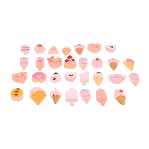 30 Pcs Simulierter Lebensmittel-Nagelschmuck Handyhüllenanhänger Selber Machen - Zdjęcie 1 z 12