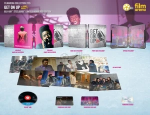 GET ON UP: The JAMES BROWN Story Blu-Ray FilmArena Exclusive Steelbook New&Seal+ - Picture 1 of 3