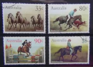Australia 1986 Australian Horses set Fine Used - Picture 1 of 1