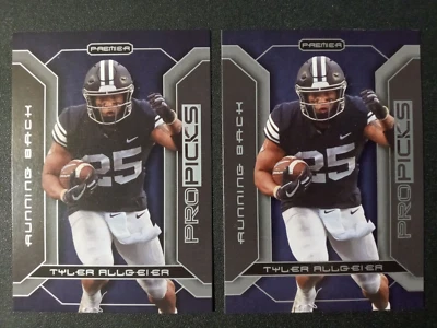 (2) 2022 Premier Pro Picks Tyler Allgeier RCs # PP-24 Atlanta Falcons - Image 1 of 2