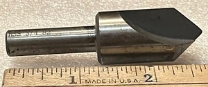 3/4" X 82° HSS Center Reamer Countersink, Single Flute  3/8" Shank, New - Picture 1 of 1