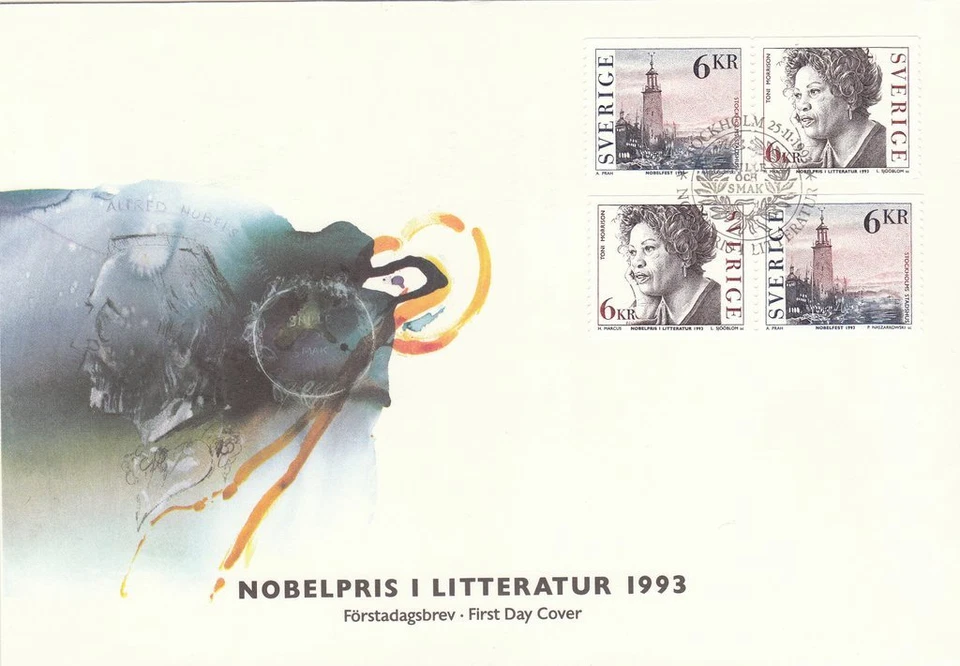 Sweden 1993 nobel prize FDC face value price 2.30 $ - Image 1 of 1