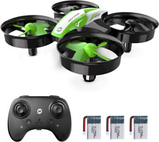 Holy Stone Kid Toys Mini RC Drone for Beginners Adults, Indoor Outdoor Green 
