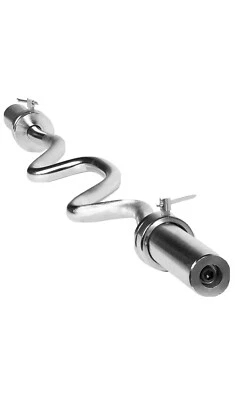 CAP Barbell Olympic Super Curl Bar, Chrome (2-inch) IN HAND FREE SHIP  - Image 1 of 4