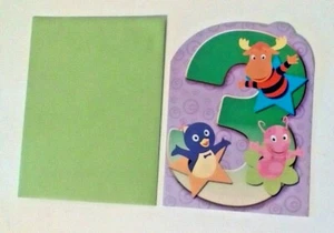 American Greetings Nickelodeon The Backyardigans Birthday Card For A 3 Year Old - Picture 1 of 3