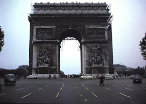Orig 1960's Slide, The Arc de Triomphe de l'Étoile - Paris Street Scene FRANCE - Picture 1 of 1
