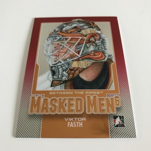 NHL Card, Viktor Fasth, Masked Men 6,BTP 2014