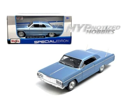 MAISTO 1:26 CHEVROLET IMPALA SS DIE-CAST AZUL - Imagem 1 de 2