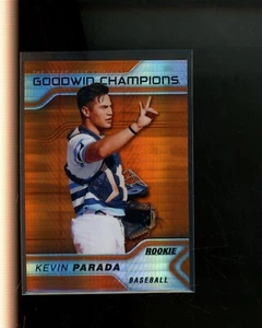2023 Upper Deck Goodwin Champions Platinum Orange Prism Kevin Parada #d 499 RC - Picture 1 of 1