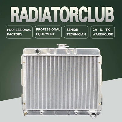 3 Rows Aluminum KKS Radiator For 70-72 Dodge Dart Plymouth Duster Valiant V8 Foto 1 de 4