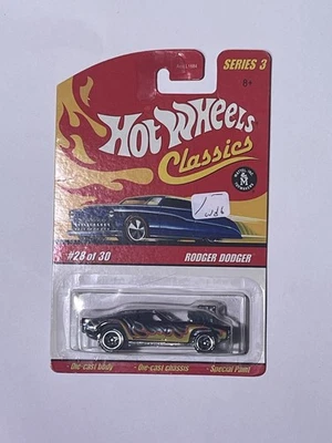 Hot Wheels Classics Rodger Dodger #28 púrpura Foto 1 de 3