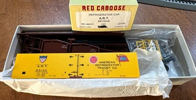 Red Caboose HO Kit #RC-4451f Refrigerator Car A. R. T. MP/Wabash 22140 NY - Image 1 of 4