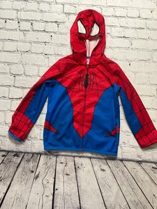 Marvel Spider-Man Jumping Beans Zip Jacket W/Hood Size 6 - Picture 1 of 8