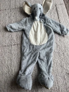 Kleinkind 18-24 Monate Elefant Kostüm Reißverschluss - Bild 1 von 3