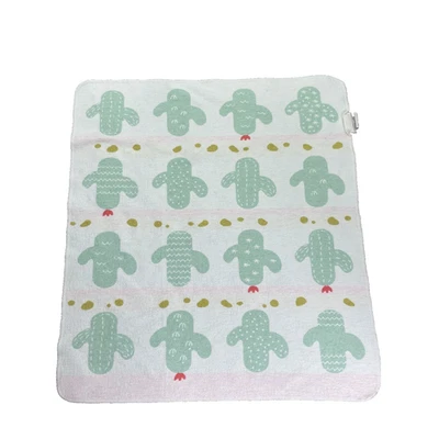 Banquete bebé David Fussenegger Austria joya cactus reversible 25x28 mezcla de algodón Foto 1 de 4