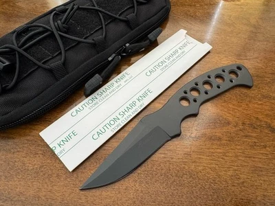 Crawford Knives Custom Fixed Blade Knife With Carrying Case - Image 1 of 4