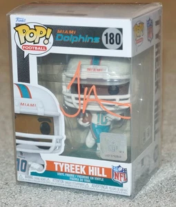TYREEK HILL #10 Signed Miami Dolphins FUNKO POP #180 + BECKETT COA 2W232092 - Picture 1 of 2