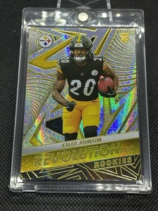 2025 Revolution KALEB JOHNSON Steelers RC Revolutionary Rookies Neutron #/30 #9 - Picture 1 of 2