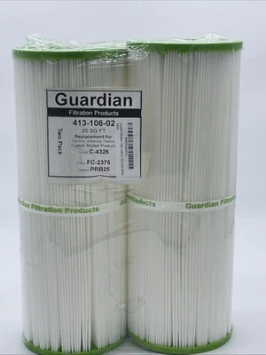 2 Pk Guardian 413-106-02 Hot Tub Filter For Unicel C-4326 Filbur FC-2375 - Image 1 of 4