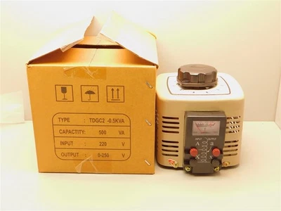 TDGC2-0.5KVA 可调电压调节器 变压器 500伏安 220VAC 输入 0-250V — 第 1/4 张图片