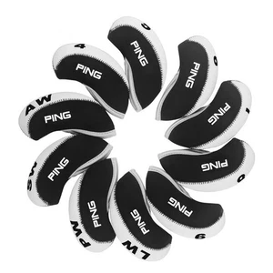 10-piece golf club cover Iron head cover for PING 4-9 LPSA/W brand new - Picture 1 of 9