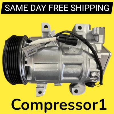 AC Compressor Fits Nissan Altima SL SV models 2.5L 2013 2014 2015 2016 2017 2018 - Image 1 of 4