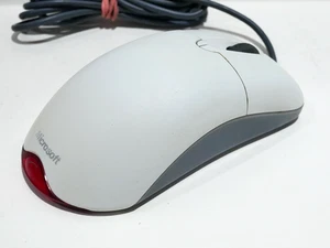 Microsoft Wheel Optical Mouse USB PS2 Compatible Tested - Picture 1 of 8