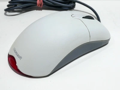 Microsoft Wheel Optical Mouse USB PS2 Compatible Tested - Image 1 of 4