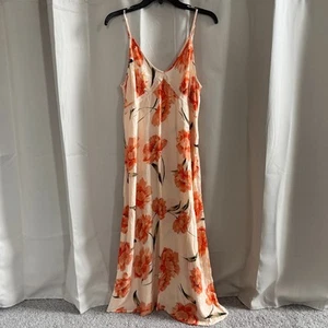 Vintage Apostrophe Damen Kleid große Blumen Maxi Y2K Fee Boho Bloomcore 18322 - Bild 1 von 9