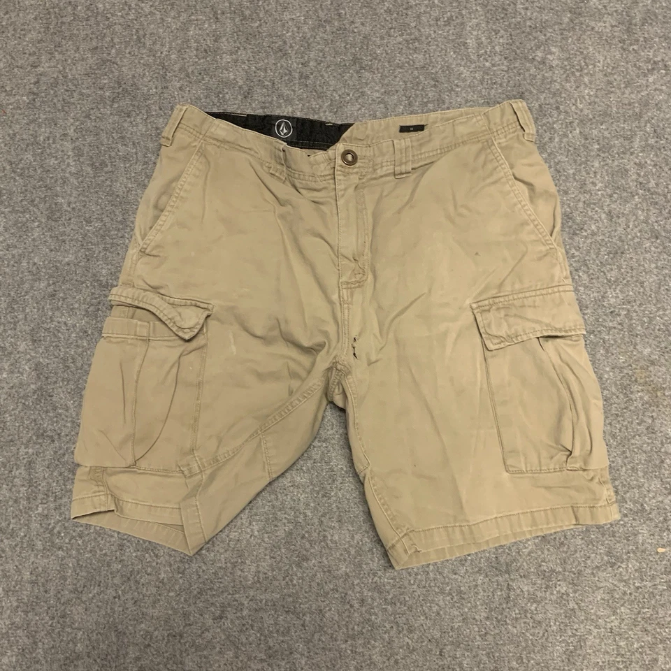Volcom Shorts Mens Size 33 Cargo Cotton Skateboard Surf - Image 1 of 4