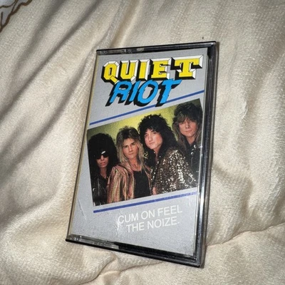 QUIET RIOT CUM ON FEEL THE NOIZE Cassette Tape 1989 Compilation Heavy Metal Rare - Image 1 of 2