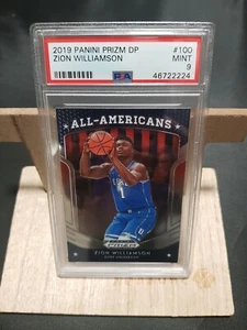 2019-20 Panini Prizm Entwurf wählt Zion Williamson alle Amerikaner #100 PSA 9 🙂 - Bild 1 von 2