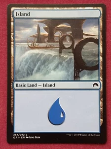 Magic The Gathering ORIGINS ISLAND 257 land card MTG - Picture 1 of 2