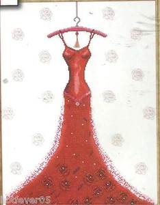 DISEÑO FUNCIONA MARAVILLOSO ESTA NOCHE, Kit XStitch Contado. VESTIDO ROJO, MPN 2488, Sellado - Imagen 1 de 3