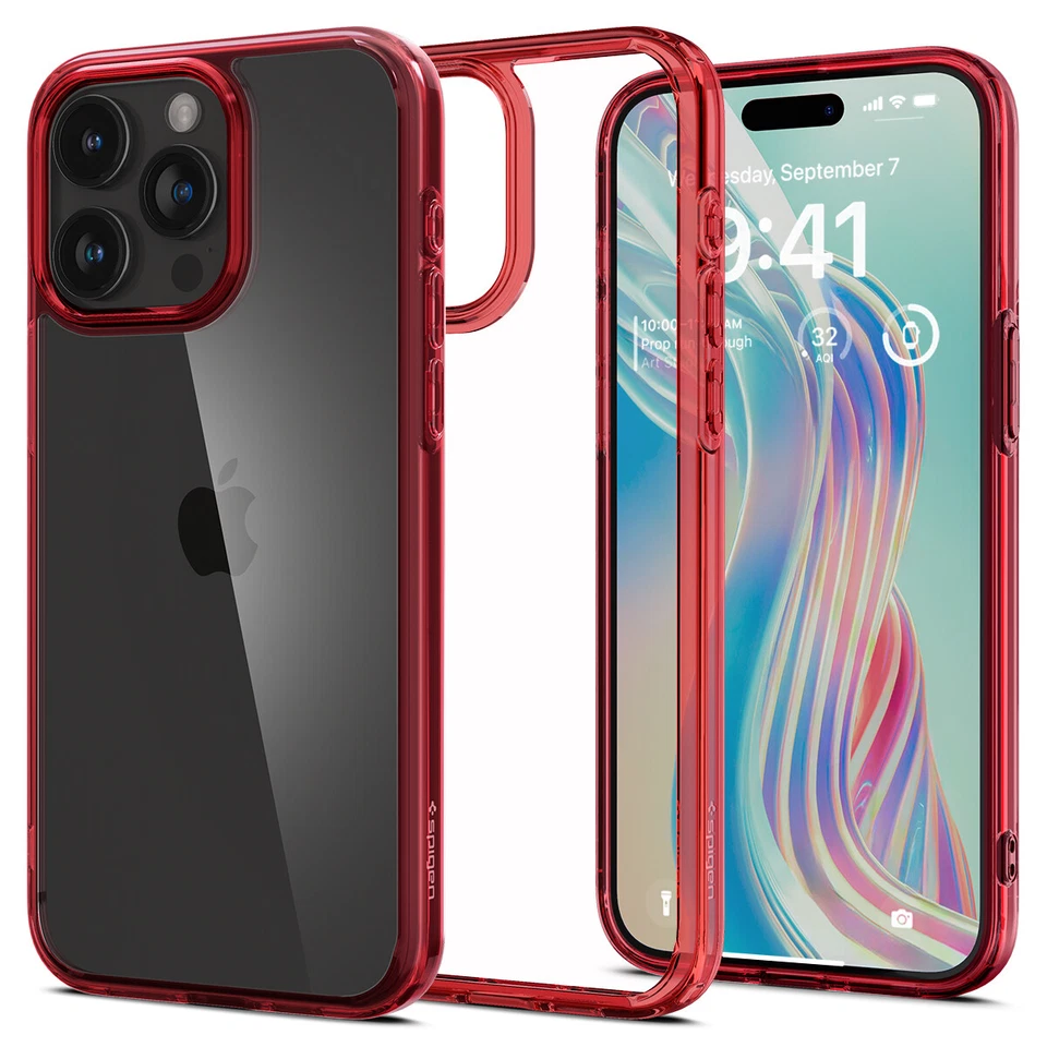 For Apple iPhone 15 Pro Max Case / 15 Pro / 15 / 15 Plus | Spigen [Ultra Hybrid] - Image 1 of 4