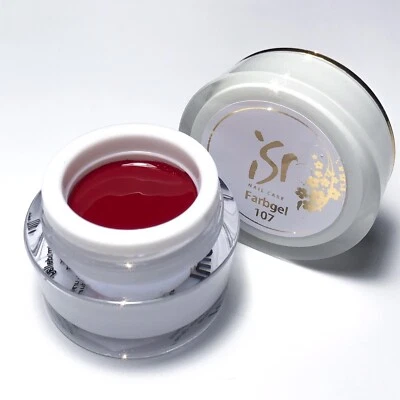 ISR NAL CARE ISR Nail Care 5ml UV & LED Colour Gel 107 Colour Gel Colour Nail Gel Modelling Art