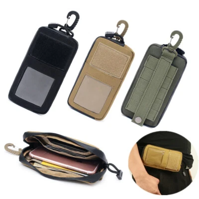 Tactical Mens Wallet ID Card Money Key Bag Molle Phone Pouch Waist Pack Purse - Image 1 of 4
