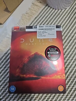 DUNE Part 2 LTD UHD 4K Blu-Ray HMV Exclusive Steelbook - Sold OUT - Image 1 of 2