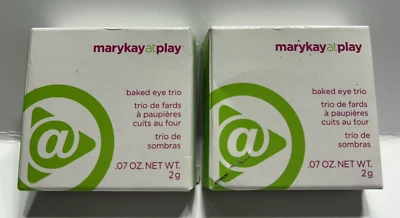 2-pack New Mary Kay 081940 At Play Baked Eye Trio Purple Eclipse JT1 - Image 1 of 3