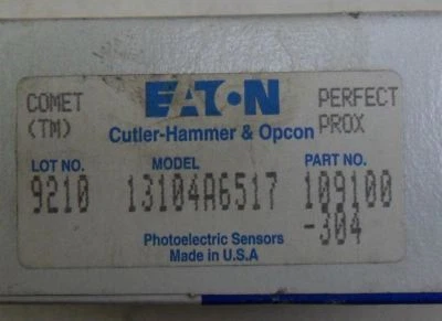 Eaton 13104A6517 Comet Photoelectric Sensor - Image 1 of 2