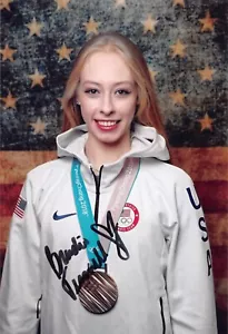 Bradie TENNELL - USA - Eiskunstlauf - Figure Skating - Foto sig. (1) 3.OS 2018 - Picture 1 of 1