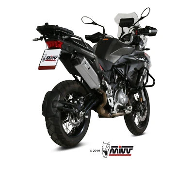 Mivv Scarico per BENELLI TRK 502 X 2018 > 2022 SPEED EDGE ST. STEEL ORIGINAL - Immagine 1 di 3