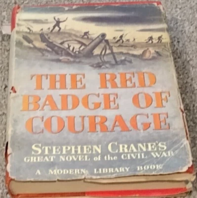 The Red Badge of Courage by Stephen Crane 1925 Hardcover Modern Library Vintage Foto 1 de 4