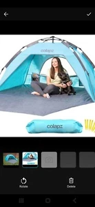 Tent Colapz Pop Up Beach Tent UV 50 Light  - Picture 1 of 6