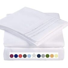 TEKAMON Premium 3 Piece Bed Sheet Set 1800TC Bedding 100% Microfiber Polyeste...