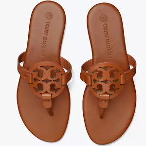 Sandali in pelle nuovi Tory Burch Miller morbidi taglia 11 - Foto 1 di 6