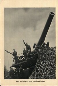 ZWEITER WELTKRIEG - BRITISCHE SCHWERE WAFFE IN AKTION - ARMEE - TÜRKISCH - um 1941