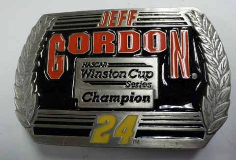 1997 Special Edition NASCAR Winston Cup Series Jeff Gordon Champion Belt Buckle Cover
